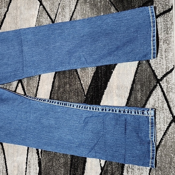 VINTAGE BKE DREW EMBROIDERED BOOT-LEG DENIM JEAN PRICE FIRM - Picture 11 of 13